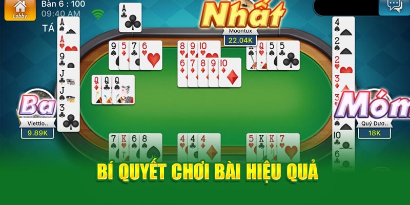 Bí quyết chơi phỏm bài hiệu quả
